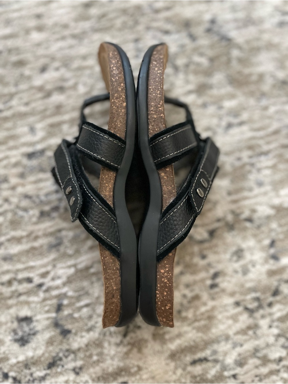 Kalso Earth Shoe Negative Heel Leather Sandals Size 9 - Picture 7 of 8